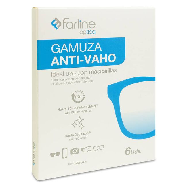 Farline Gamuza Antivaho 6 Unidades