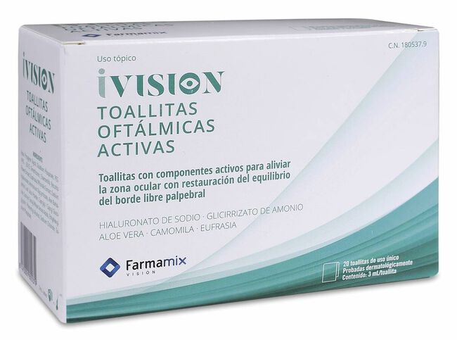 iVision Toallitas Activas 20 Uds