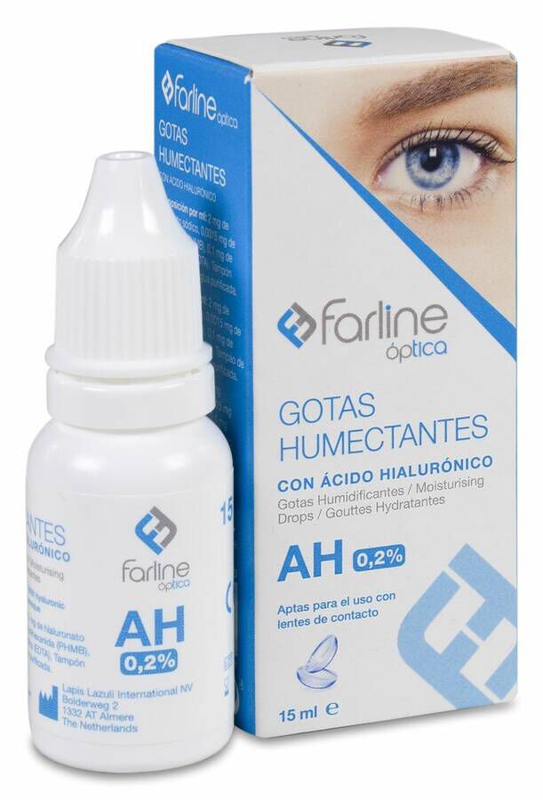 Farline Gotas Humectantes con µcido Hialurónico 15 ml