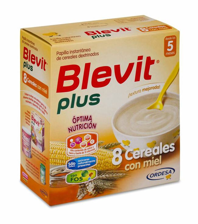 Blevit Plus 8 Cereales Con Miel 700 gr 