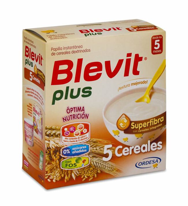 Blevit Plus Superfibra Papilla 5 Cereales 700 gr 