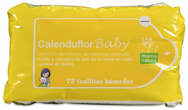 Calenduflorbaby Toallitas De Calendula 72 Toallitas 