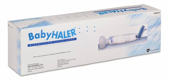 Camara De Inhalación Babyhaler Espaciador De Mascarilla 