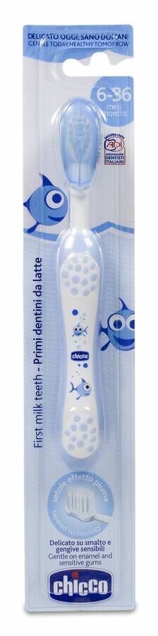 Cepillo Dental Infantil Chicco Infinite Dolcezze Azul 