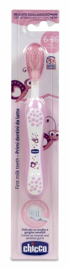 Cepillo Dental Infantil Chicco Infinite Dolcezze Rosa 