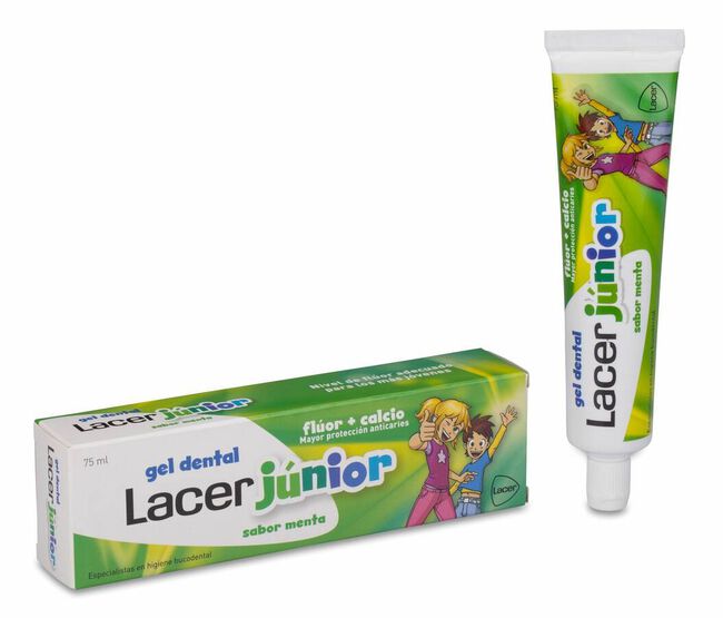 Lacer Junior Gel Dental 75 ml Menta 