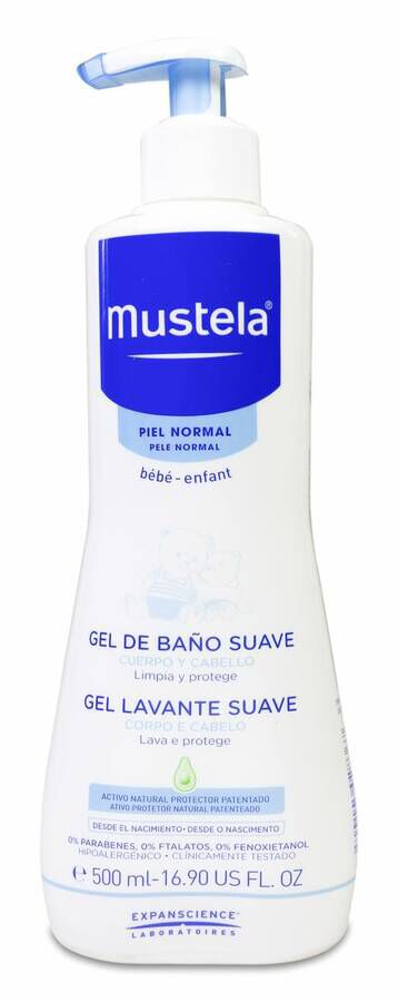 Mustela Bebe Gel Dermolimpiador 500 ml 