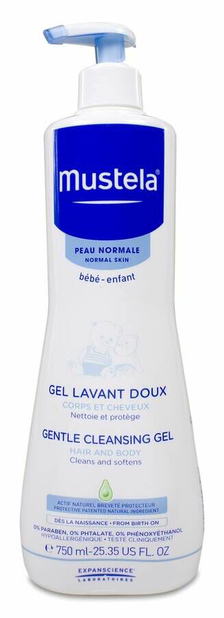 Mustela Bebe Gel Dermolimpiador 750 ml 