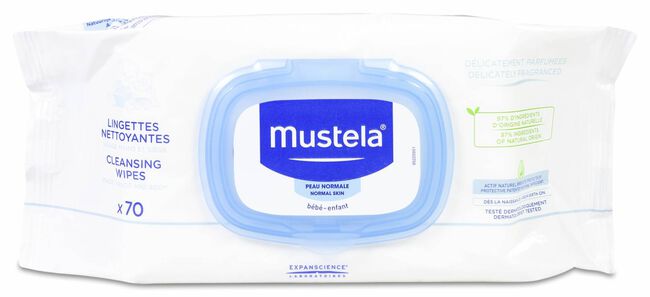 Mustela Toallitas Humedas Suavizantes 70 Toallitas Recambio 