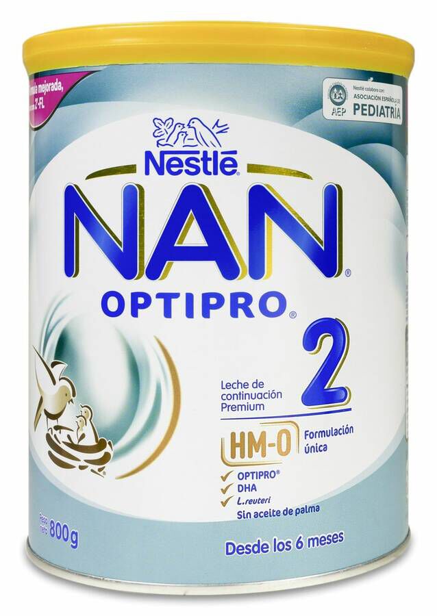 Nan 2 Leche Lactantes De Continuación 800 gr 