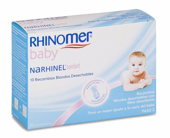 Narhinel Confort Aspirador Recambio 8 Blando Desechable 