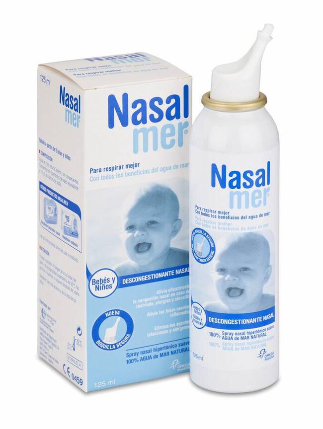 Nasalmer Spray Nasal Hipertonico Suave 125 ml 