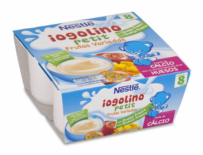 Nestle Iogolino Petit Frutas Variadas 100 gr 4 U 