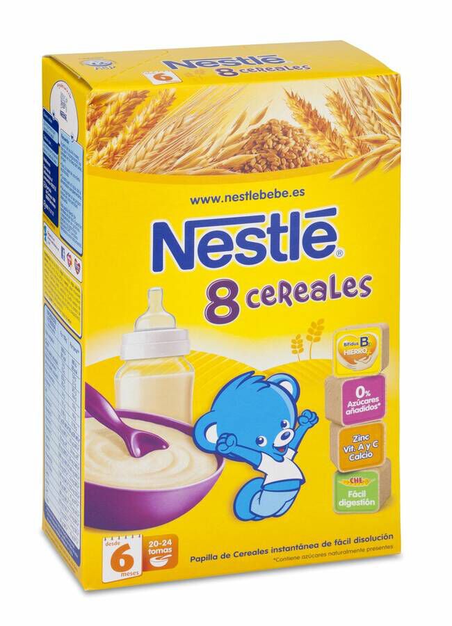 Nestle Papilla 8 Cereales 600 gr 