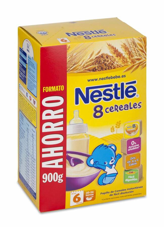 Nestle Papilla 8 Cereales 900 gr 