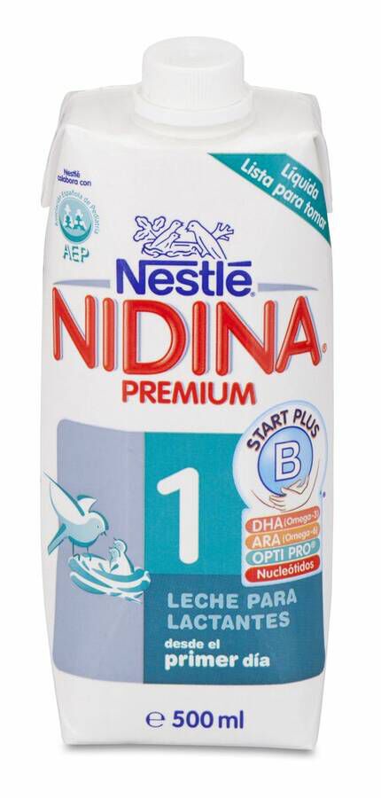 Nidina 1 Premium Liquida 500 ml 4 U 