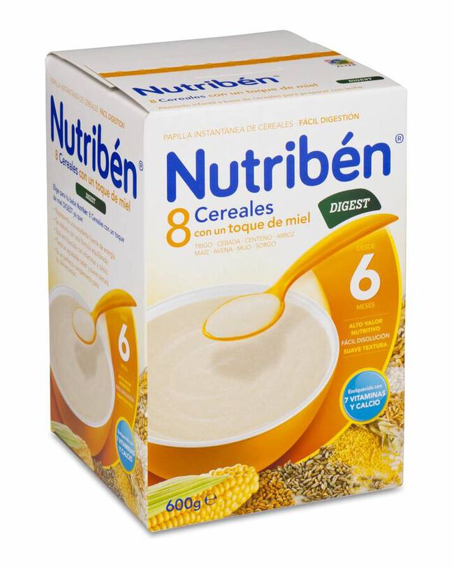 Nutriben 8 Cereales y Miel Efecto Bifidus 600 gr 