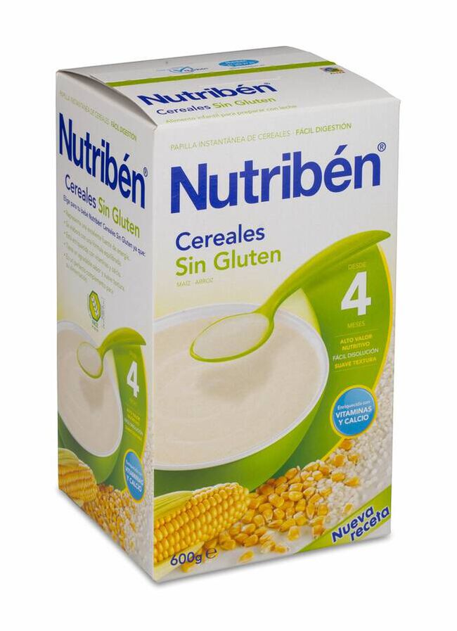 Nutriben Cereales Sin Gluten Papilla 600 gr 