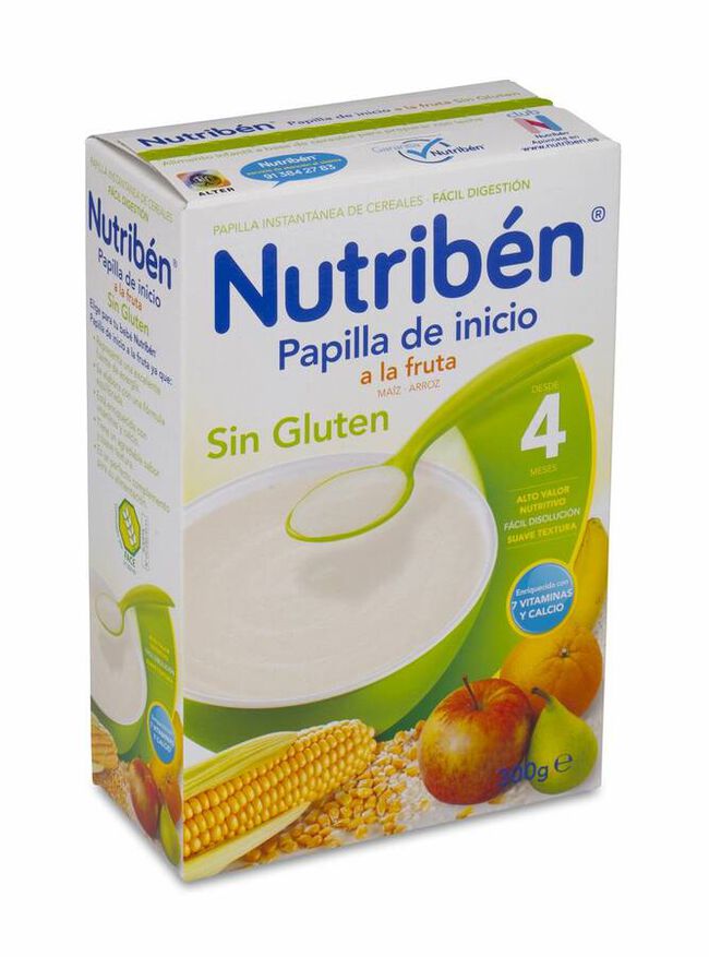 Nutriben Inicio A La Fruta Papilla Sin Gluten 300 gr 