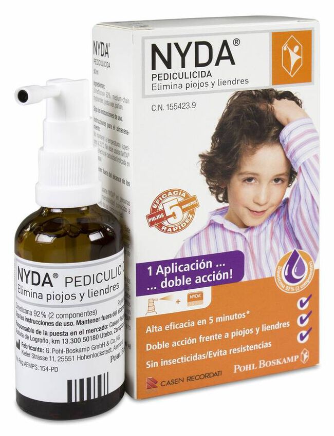 Nyda Pulverizador Antipiojos 50 ml 