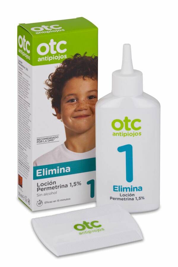 Permetrina 1,5% Otc Gel-Loción Antipiojos 125 ml 