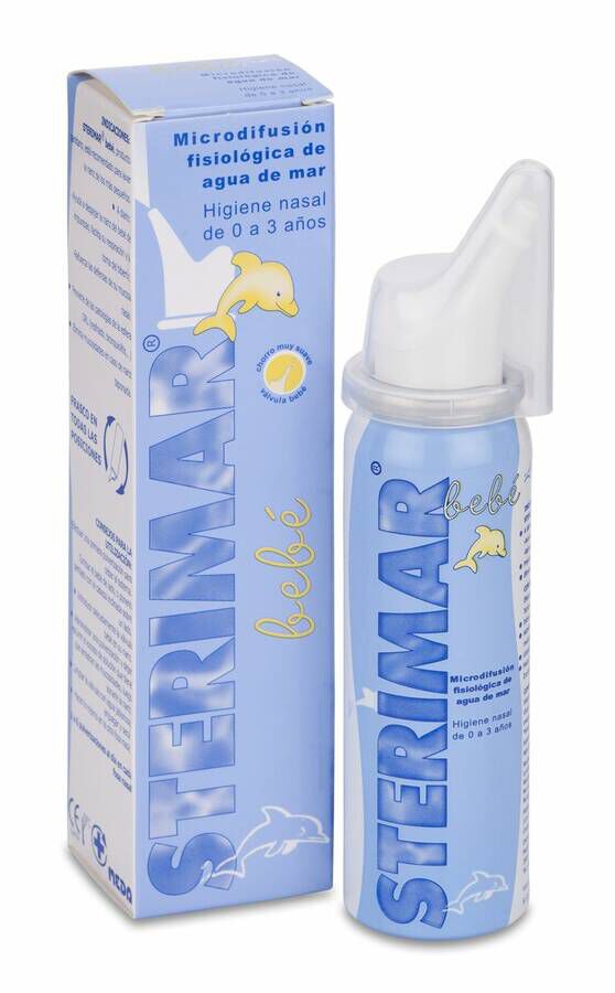 Sterimar Bebe Limpieza Nasal Agua De Mar Microdifusion 50 ml 