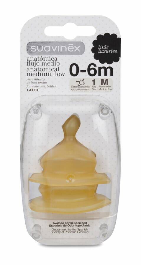 Tetina Latex Anatomica Suavinex T 1M 2 U 