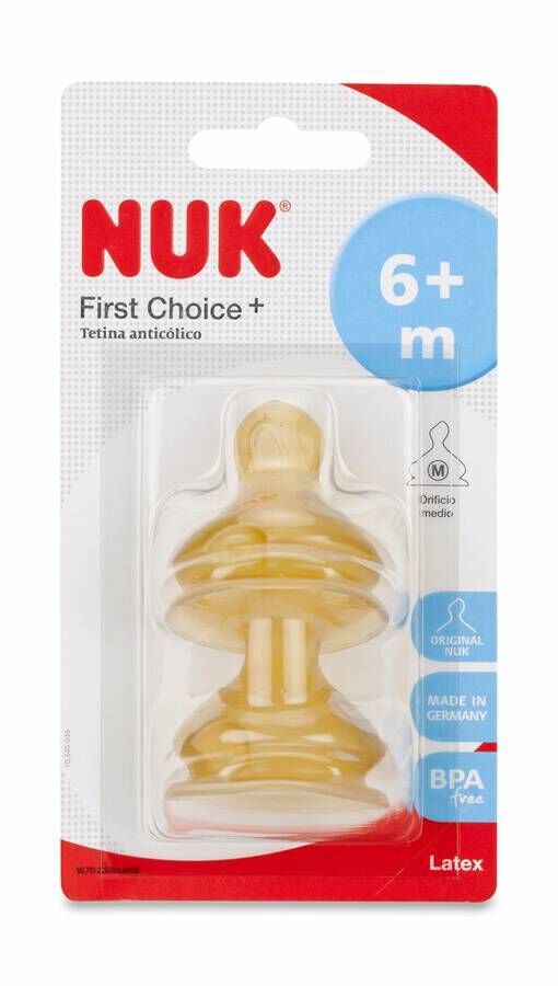 Tetina Latex Nuk First Choice Leche T-2 M 2 U 