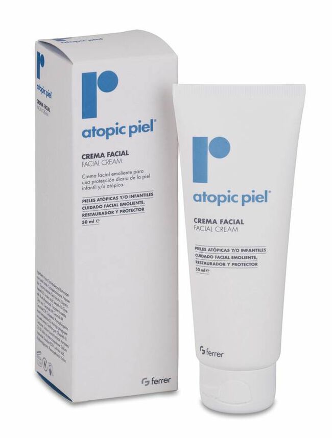 Repavar Atopic Piel Crema Facial, 50 ml