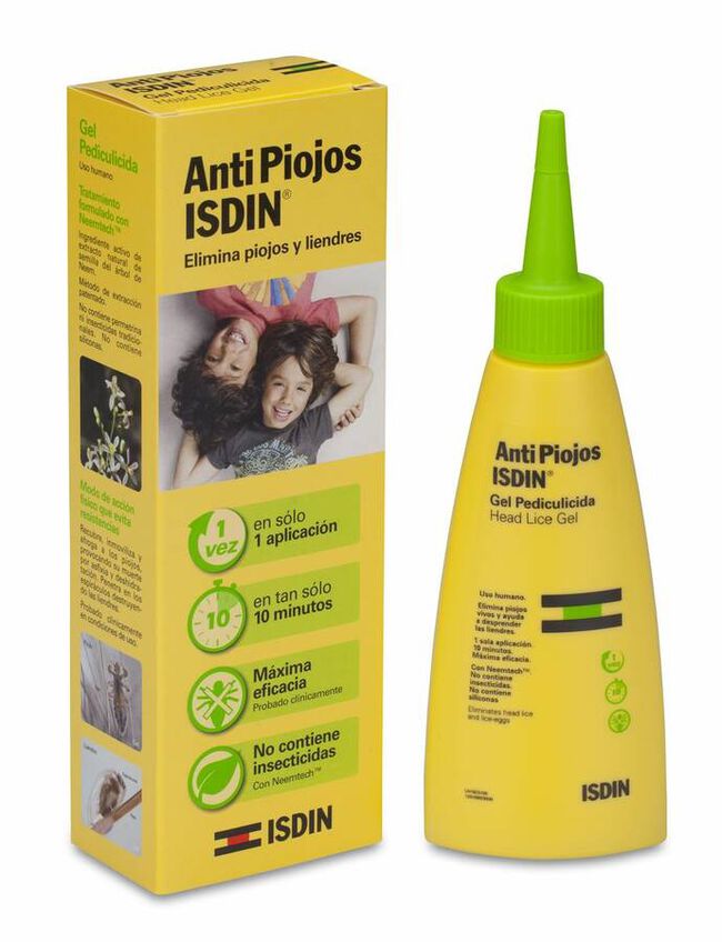 Isdin Antipiojos Gel Pediculicida, 100 ml