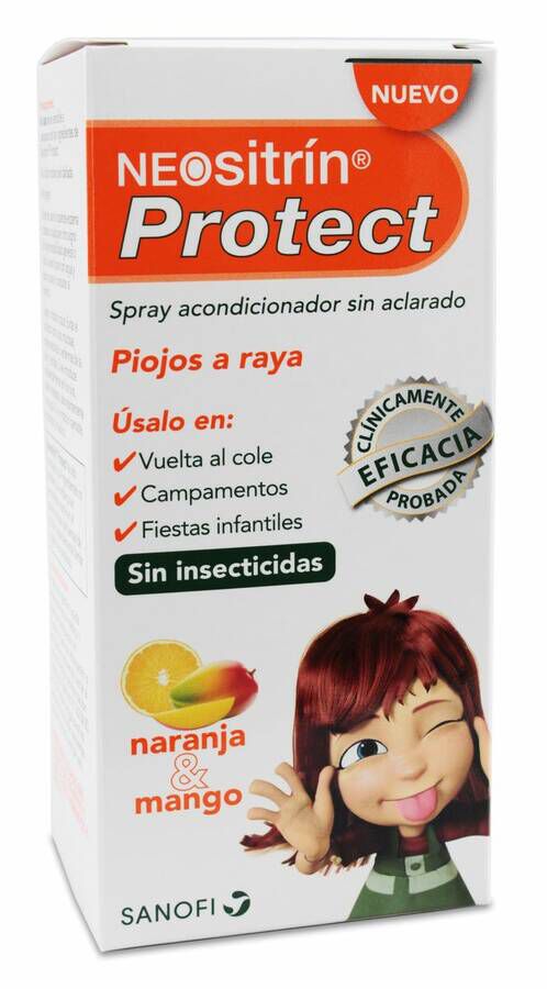 Neositrín Protect Spray Acondicionador Protección Piojos, 100 ml