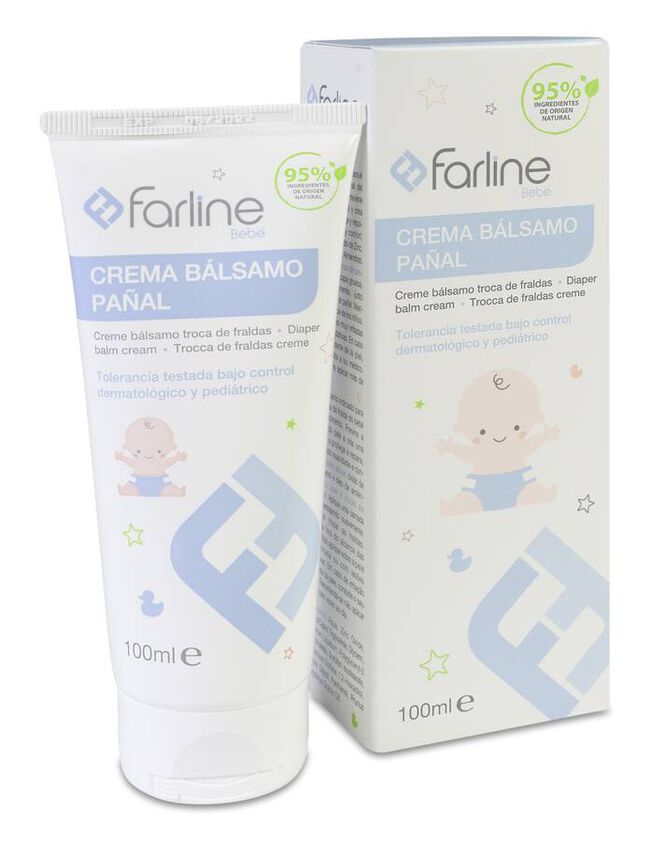 Farline Bebé Crema Bálsamo Pañal, 100 ml