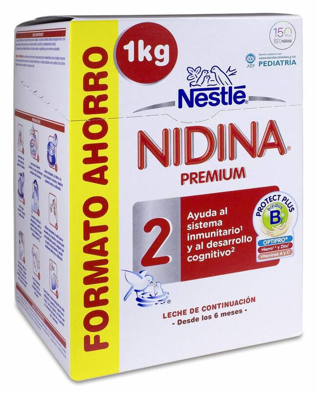 Nidina Premium 2 Formato Ahorro 1 Kg, 1 kg