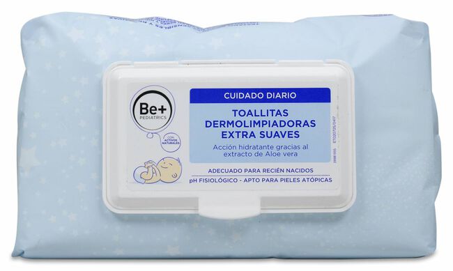 Be+ Pediatrics Toallitas H£medas Extra Suaves, 72 Uds