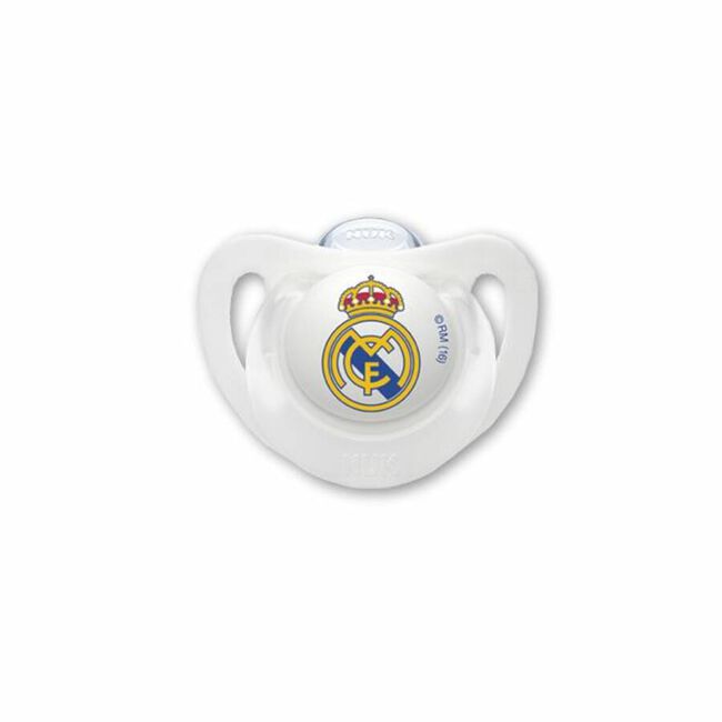 Nuk Chupete Silicona Real Madrid 0-6 M, 1 Ud