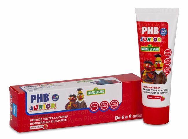 PHB Junior Pasta Dental Fresa, 50 ml