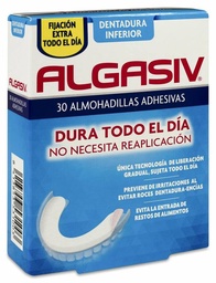 [152836] Algasiv Almohadillas Adhesivas Protesis 30 U Inferior 