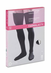 [154025] Media Larga (A-F) Comprimidos Normal Caballero Farmalastic Silicona T- Med 2 U 