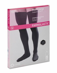 [154026] Media Larga (A-F) Comprimidos Normal Caballero Farmalastic Silicona T- Gde 2 U 