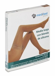 [154906] Media Larga (A-F) Comprimidos Normal Medilast Banda De Silicona T- Gde 