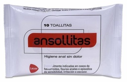 [156255] Ansollitas Toallitas Higiene Anal 10 Toallitas 