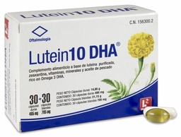 [156300] Lutein Esendi 10 Dha 30 + 30 Cápsulas 