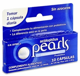 [157681] Pearls Acidophilus 10 Cápsulas 