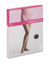 [177287] Panty Comprimidos Normal 140 Den Farmalastic Negro T- Peq 