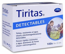 [202551] Tiritas Detectables Aposito Adhesivo 19 X 72 Mm 100 U 