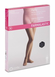 [309294] Panty Comprimidos Normal 140 Den Farmalastic Negro T- Reina Plus 