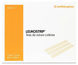 [332254] Leukostrip Sutura Cutanea Esteril 4 X 38 Mm 8 U 