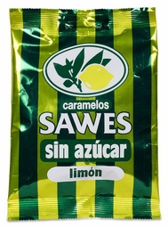 [339630] Sawes Caramelos Bolsa Sin Azucar Limon Bolsa 50 gr 