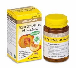 [346411] Calabaza Semillas Aceite Arkocaps 50 Cápsulas 