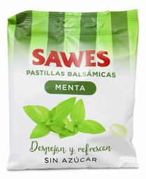 [350157] Sawes Caramelos Bolsa Sin Azucar Menta Bolsa 50 gr 